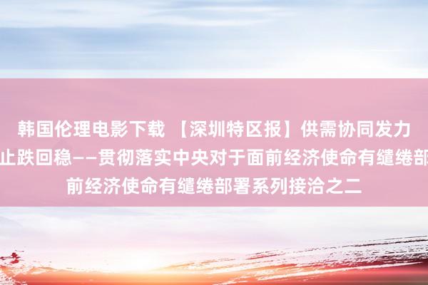 韩国伦理电影下载 【深圳特区报】供需协同发力促进房地产市集止跌回稳——贯彻落实中央对于面前经济使命有缱绻部署系列接洽之二