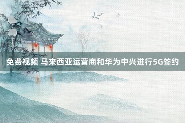 免费视频 马来西亚运营商和华为中兴进行5G签约